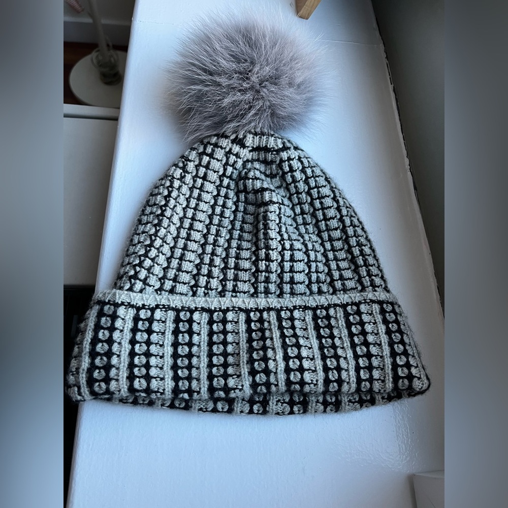 Black and Grey Beanie